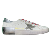 Golden Goose Super-Star Sneakers / Trainers White / Silver / Gold / Red